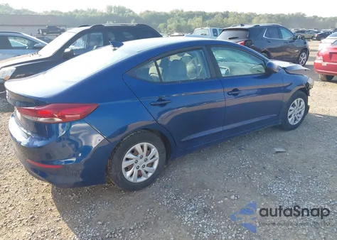 2018 Hyundai Elantra Se z USA, uszkodzony, nr VIN 5NPD74LF0JH386640